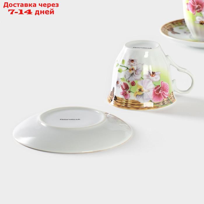 Сервиз чайный "Садовый дворик", 4 предмета: 2 чашки 250 мл, 2 блюдца - фото 5 - id-p227009135