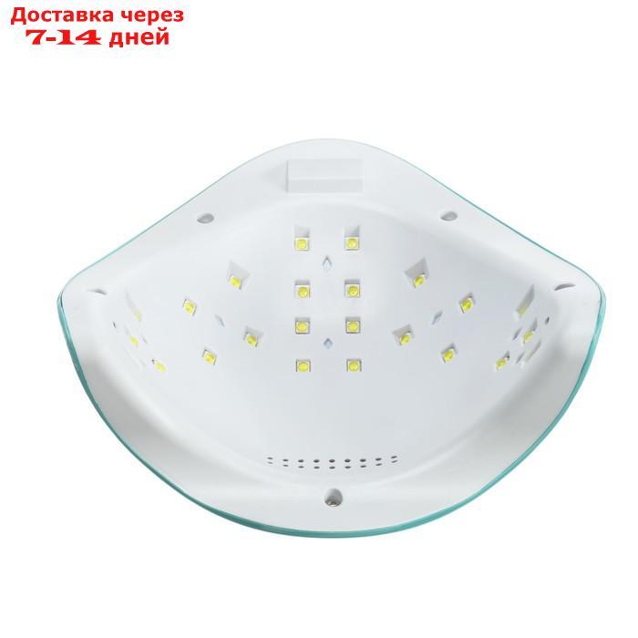 Лампа для гель-лака JessNail SUN 5, UV/LED, 48 Вт, таймер 10/30/60 сек, цвет мятный - фото 5 - id-p227102623