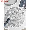 Набор салфеток кухонных Доляна "Веер", 38×38 см, 4 шт, цвет серебро, фото 4