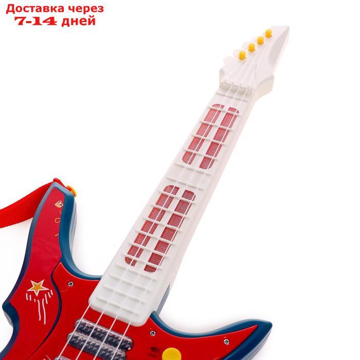 Игрушка музыкальная - гитара "Крутой Рокер", звуковые эффекты в ПАКЕТЕ - фото 3 - id-p227110262