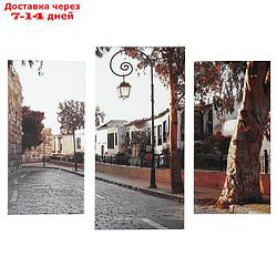 Картина модульная на подрамнике "Бульвар" 2шт-25х50, 1шт-30х60 ;60*80 см