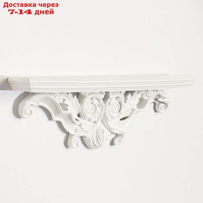 Декор настенный-полка, 15.2 x 45.5 см, белая - фото 4 - id-p227110272