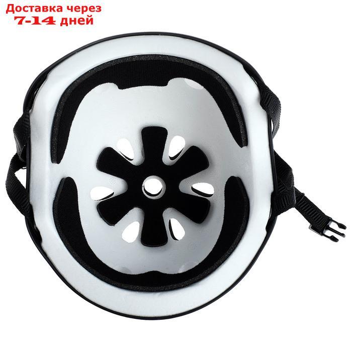 Шлем защитный OT-S507 детский, d=55 см, цвет чёрный - фото 5 - id-p226951688