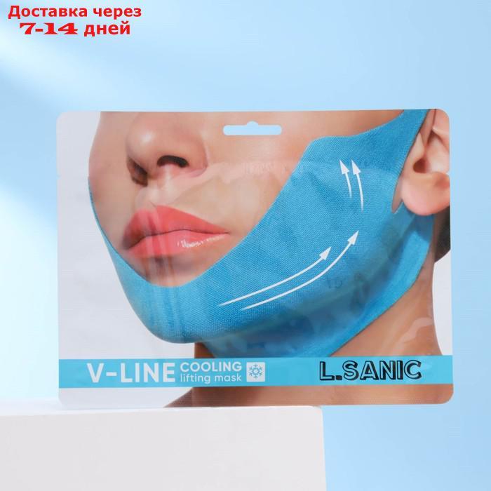 Маска-бандаж L.Sanic V-line для коррекции овала лица с охлаждающим эффектом, 20г - фото 1 - id-p227113959