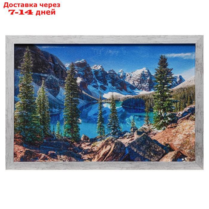 Гобеленовая картина "Горные вершины" 44*64 см рамка микс - фото 10 - id-p226964656