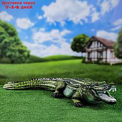 Садовая фигура "Крокодил" 15х98х34см