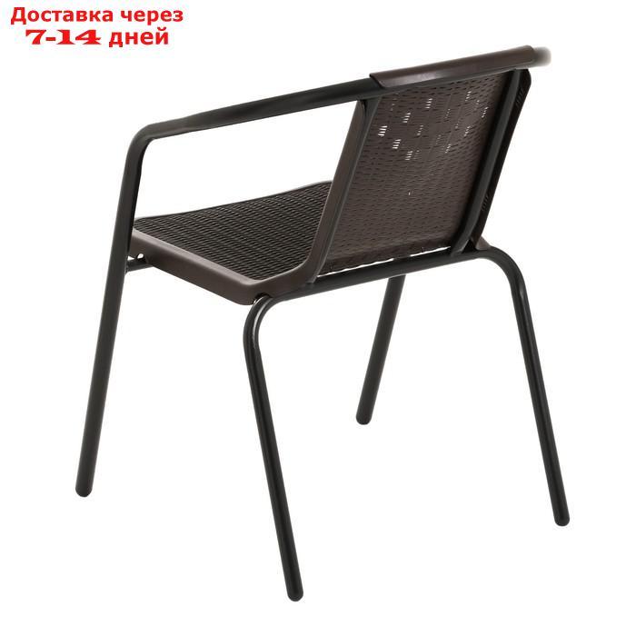 Набор садовой мебели стол+2 кресла коричневый - фото 10 - id-p227099163