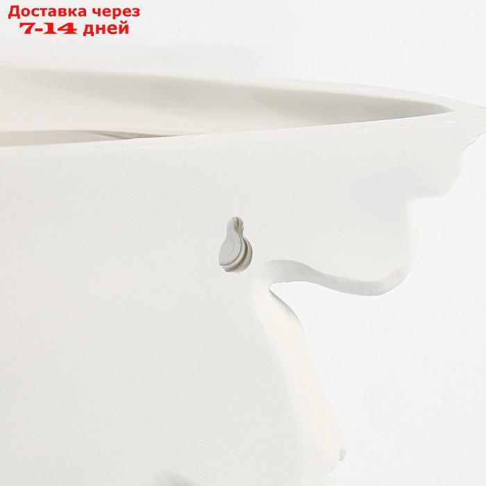 Декор настенный-полка "Ангел, 23.2 x 22 см, белая с золотом - фото 4 - id-p227110274