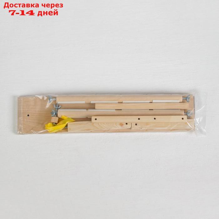 Пяльцы-рамка для вышивания, 30 × 40 см, с подставкой, цвет светлое дерево - фото 6 - id-p227095773