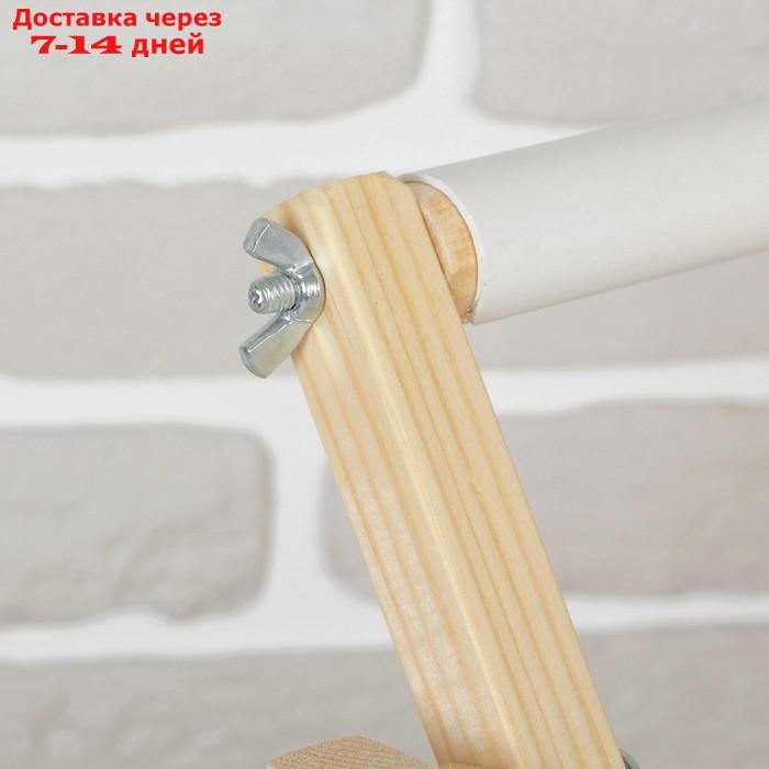Пяльцы-рамка для вышивания, 20 × 30 см, с подставкой, цвет светлое дерево - фото 4 - id-p227095777