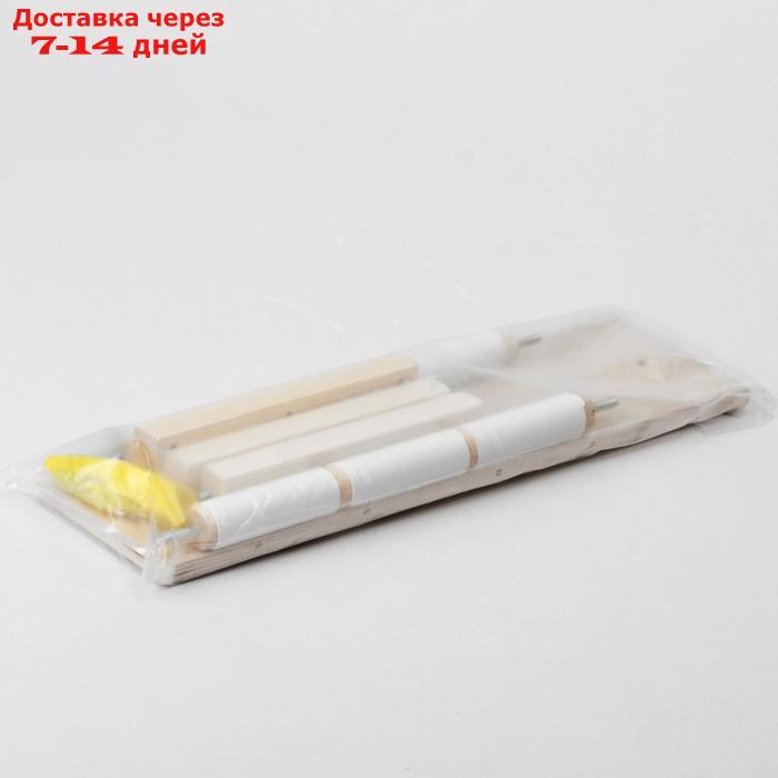 Пяльцы-рамка для вышивания, 20 × 30 см, с подставкой, цвет светлое дерево - фото 5 - id-p227095777