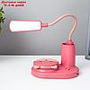 Настольная лампа "Мишка" LED 3Вт USB АКБ красный 12х8х31,5 см, фото 5