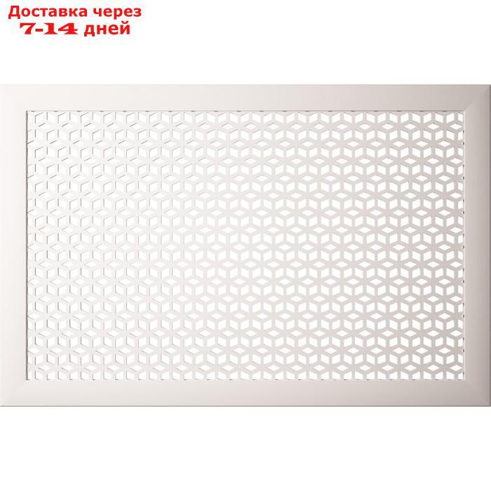Экран для радиатора Илона белый , 120х60 см - фото 1 - id-p227108379