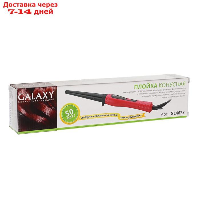 Плойка Galaxy GL 4623, 50 Вт, керамическое покрытие, d=25 мм, 200°С, красная - фото 5 - id-p226939153
