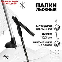 Палки лыжные алюминиевые Snowline, длина 120 см, цвета микс