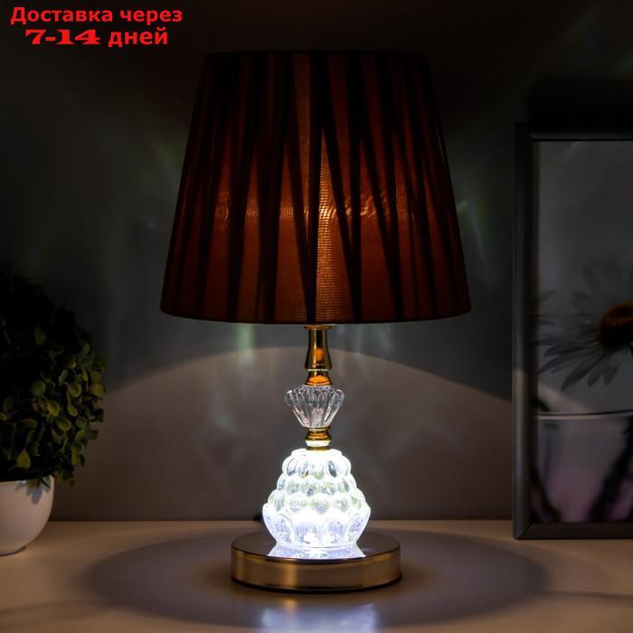 Настольная лампа Джустина 1x60Вт E27 золотой 21х21х35 см - фото 3 - id-p227115253