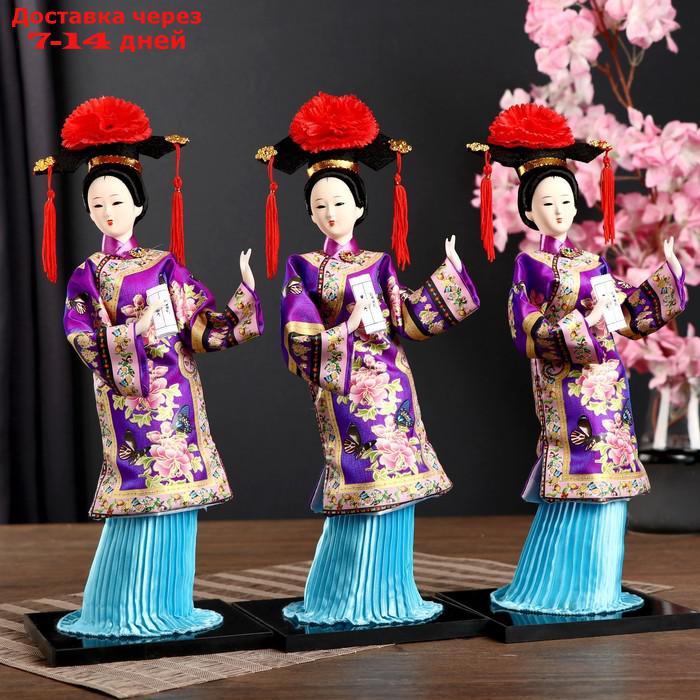Кукла коллекционная "Китаянка в национ. платье с письменами" МИКС 32х12,5х12,5 см - фото 6 - id-p226951737