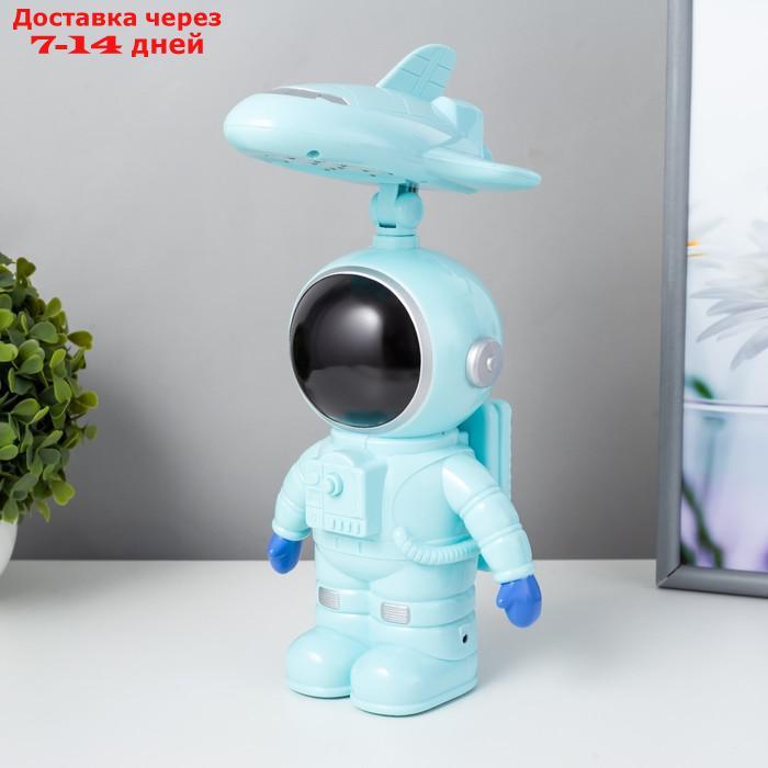 Настольная лампа "Космонавт и космолёт" LED USB АКБ МИКС 14,5х15х29,5 см - фото 3 - id-p227123619