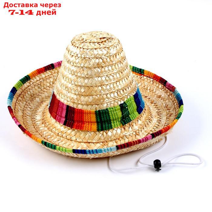 Карнавальная шляпа "Сомбреро" - фото 3 - id-p227116441
