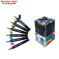 Набор двухсторонних маркеров для скетчинга Mazari Fantasia, 36 цветов Main colors (основные цвета)