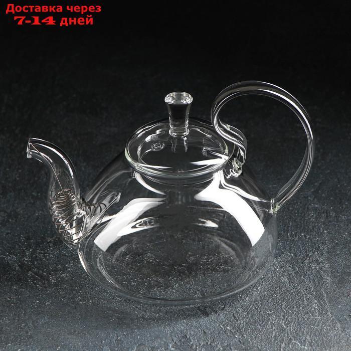 Чайник заварочный "Элегия", 800 мл, с металлическим ситом - фото 1 - id-p227115262