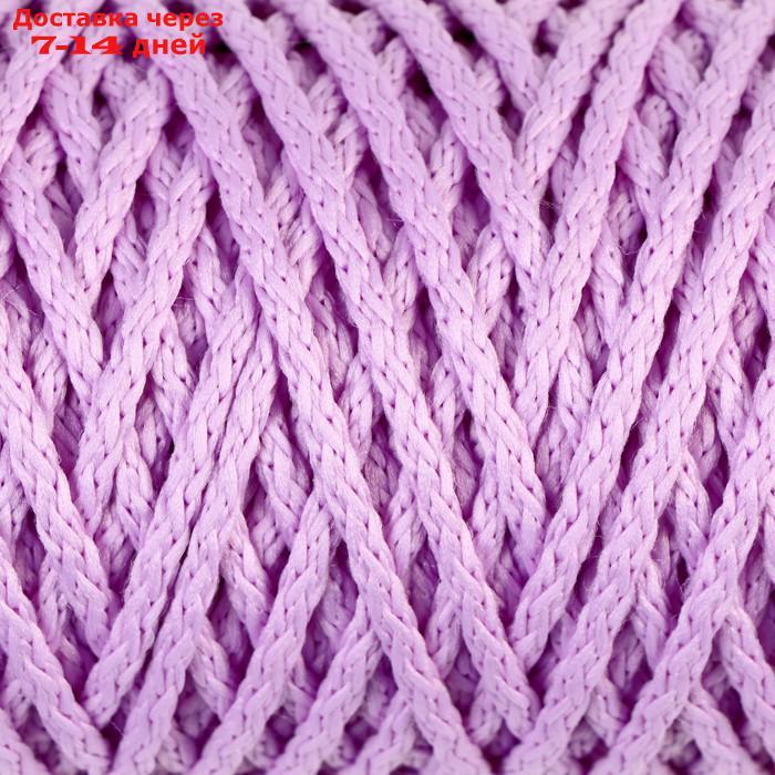Шнур для вязания "Классик" без сердечника 100% полиэфир ширина 4мм 100м (св.сиреневый) - фото 1 - id-p227095816