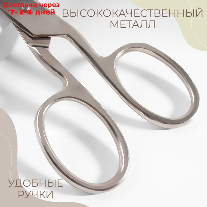 Ножницы портновские, одинаковые кольца, 23 см, цвет чёрный - фото 3 - id-p227095822