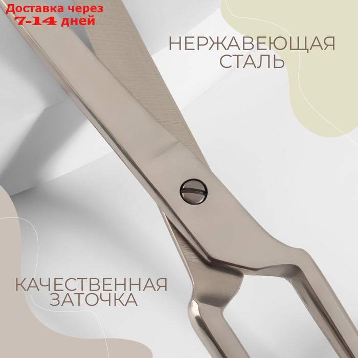 Ножницы универсальные, 19 см, цвет серебристый - фото 2 - id-p227095825