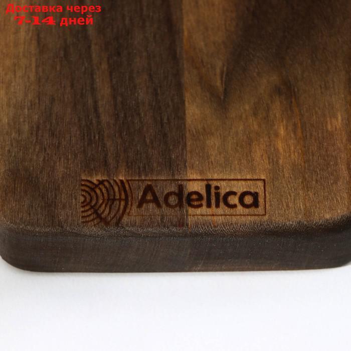 Подставка для столовых приборов Adelica, 23×8×1,8 см, окрашен в тёмный цвет, берёза - фото 5 - id-p227115275