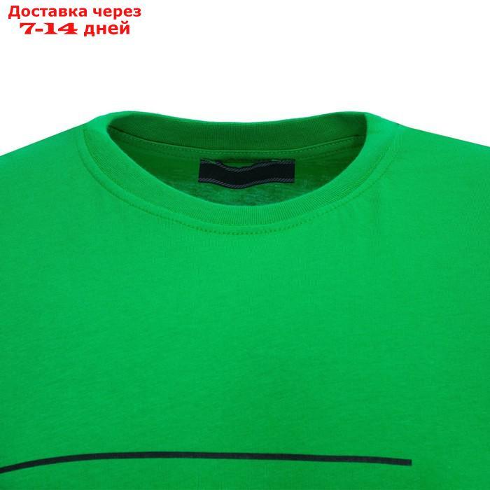 Футболка мужская , цвет зеленый, размер S - фото 2 - id-p227128596