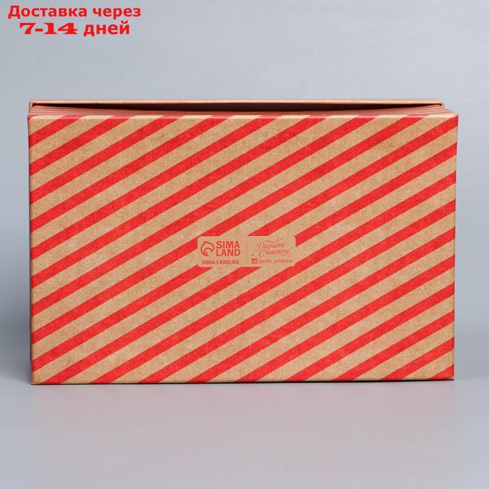 Коробка подарочная "Новогодняя почта", 22 × 14 × 8,5 см - фото 5 - id-p227121330