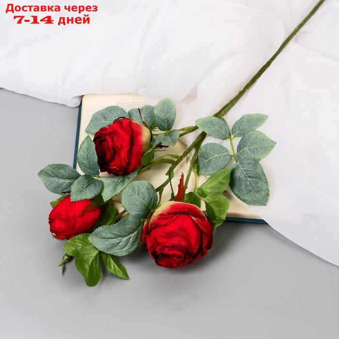 Цветы искусственные "Роза грация" 7х57 см, красный - фото 1 - id-p227125639