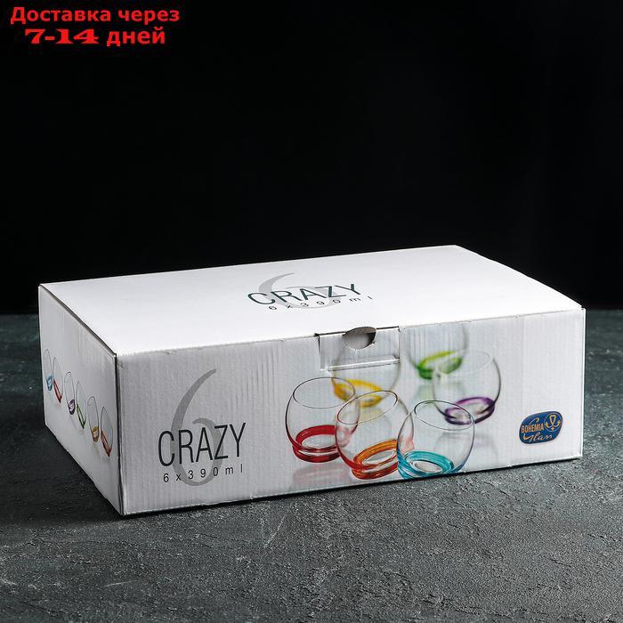Набор стаканов для виски Bohemia Crystal Crazy, 390 мл, 6 шт - фото 3 - id-p227011727