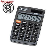 Калькулятор карманный 8-разрядный, Citizen SLD-100NR, двойное питание, 58 х 88 х 10 мм, чёрный