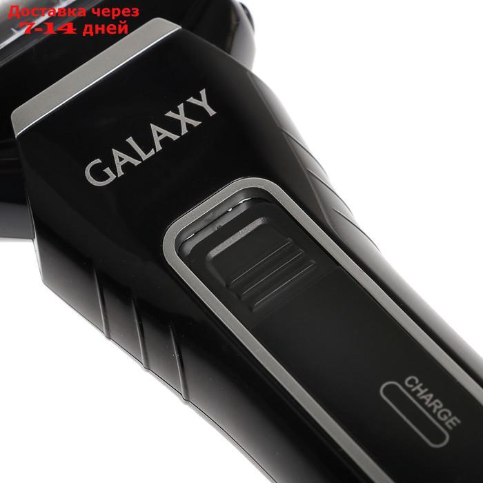 Электробритва Galaxy GL-4200, 3 Вт, сеточная, триммер, АКБ, чёрная - фото 6 - id-p226939453