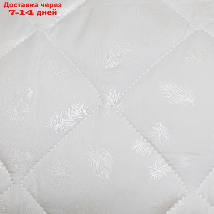 Одеяло Лебяжий пух облегченное 172х205см, полиэфирное волокно100%, 200гр, тик - фото 2 - id-p227120091