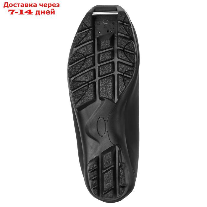 Ботинки лыжные TREK Sportiks NNN ИК, цвет чёрный, лого синий, размер 37 - фото 5 - id-p227095890