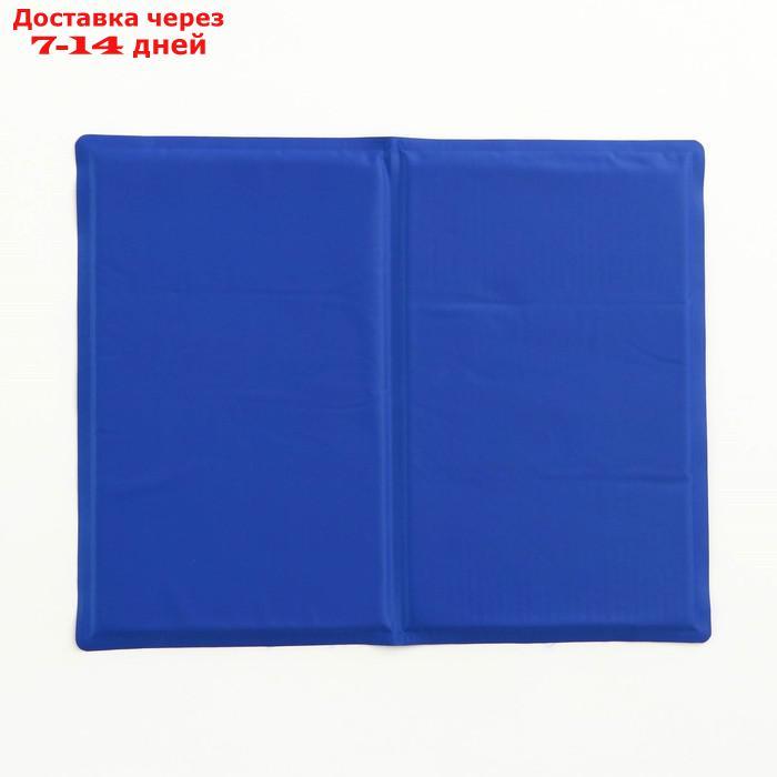 Коврик охлаждающий (гель+губка), 50 х 40 см, синий - фото 3 - id-p227114181