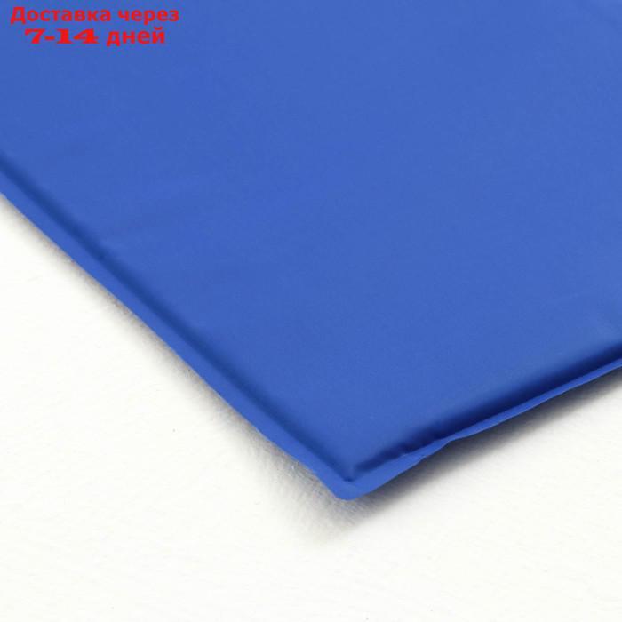 Коврик охлаждающий (гель+губка), 90 х 50 см, синий - фото 5 - id-p227114182