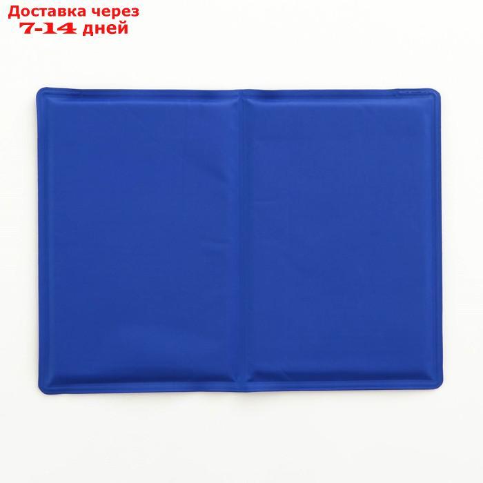 Коврик охлаждающий (гель+губка), 40 х 30 см, синий - фото 3 - id-p227114183