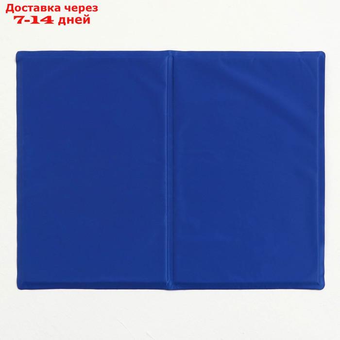 Коврик охлаждающий (гель+губка), 65 х 50 см, синий - фото 3 - id-p227114185