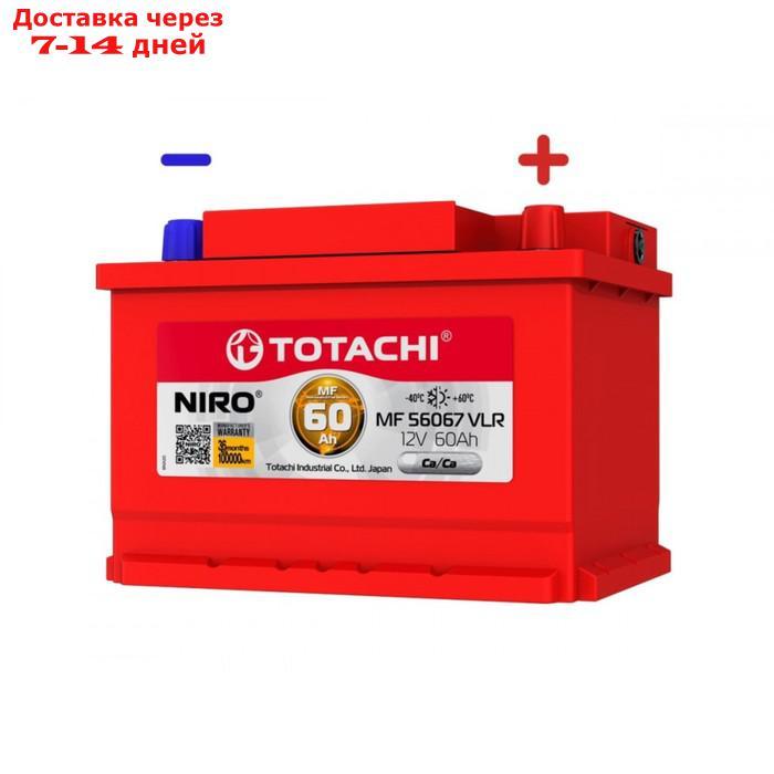 Аккумуляторная батарея TOTACHI NIRO MF 56067 60а/ч L, низкий - фото 1 - id-p227110455