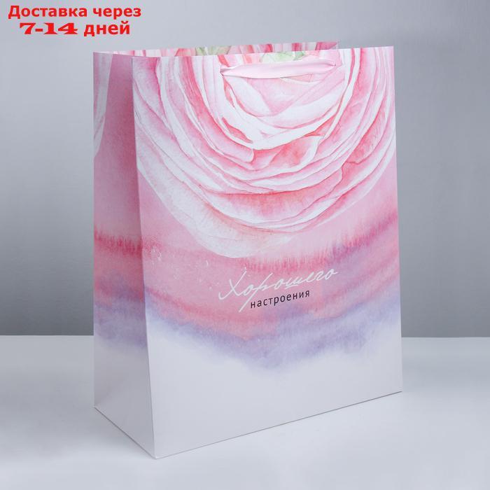 Пакет ламинированный вертикальный "Ласковые лепестки", XL 40 × 49 × 19 см