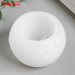 Молд силикон "Подсвечник шар с кругами" 8,6х8,6х6,2 см