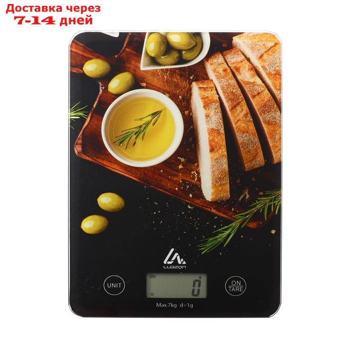 Весы кухонные LuazON LVK-701 "Италия", электронные, до 7 кг - фото 4 - id-p227110458