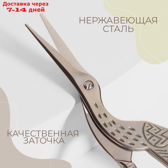 Набор ножниц подарочный портновские 9" 23,5см+цапельки 9,5см серебряный АУ - фото 5 - id-p227121351