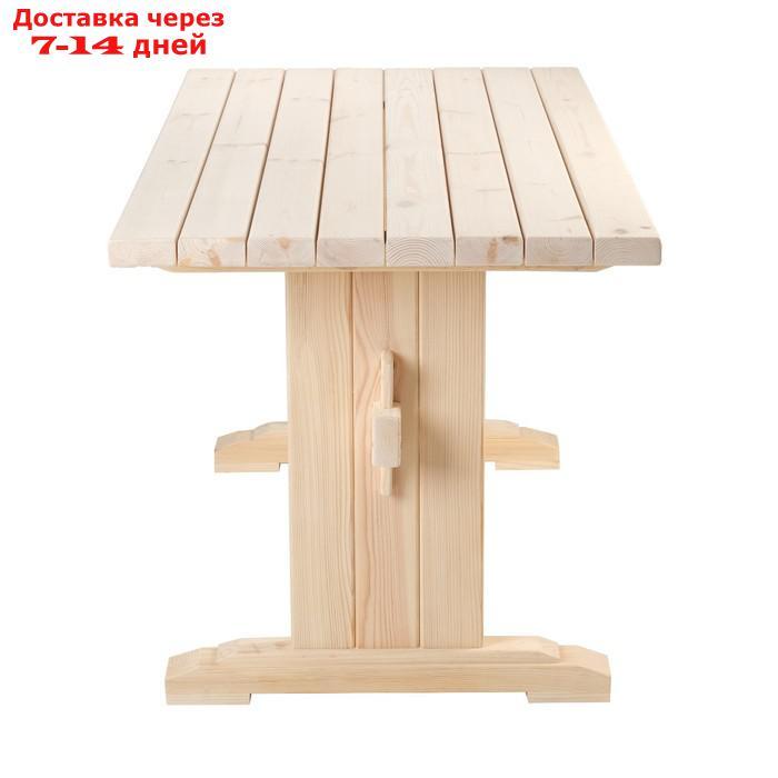 Стол деревянный 160х76,5х71,5 см, липа - фото 3 - id-p227117564