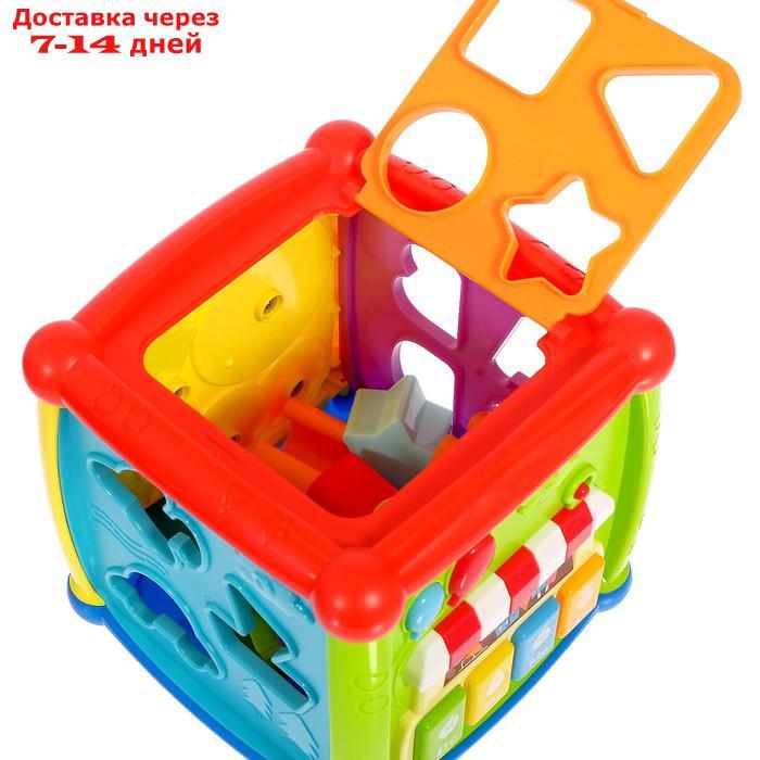 Развивающая игрушка "Умный кубик", световые и звуковые эффекты - фото 6 - id-p226953903