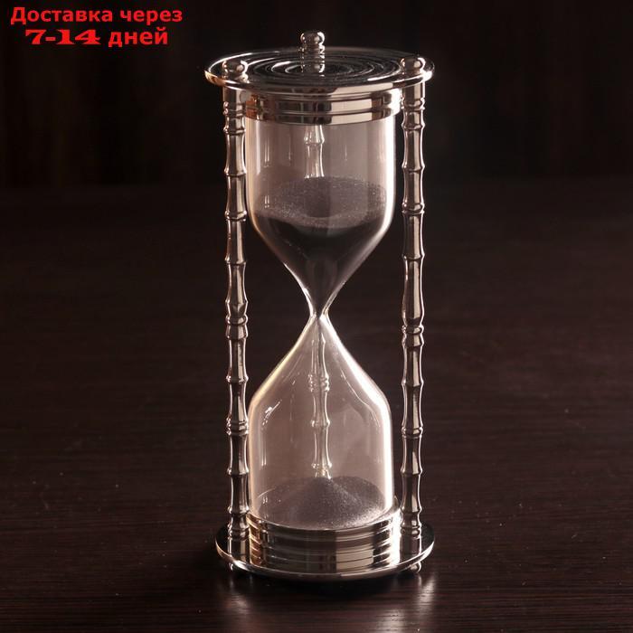 Песочные часы "Маеджа" латунь, алюминий (5 мин) 8х8х17 см - фото 1 - id-p227102979