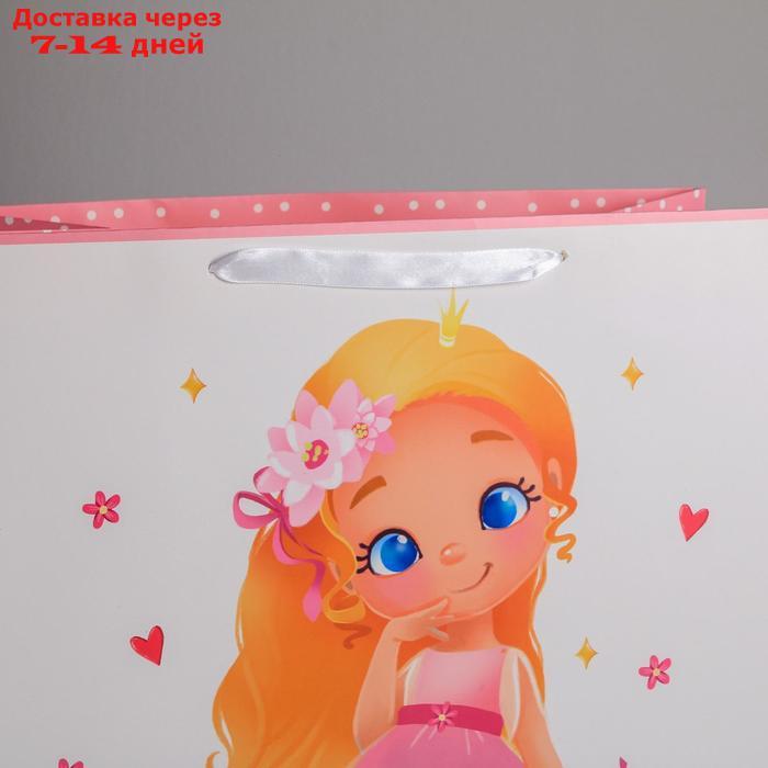 Пакет ламинированный "Милой принцессе", XL 49 × 40 × 19 см - фото 4 - id-p227106647